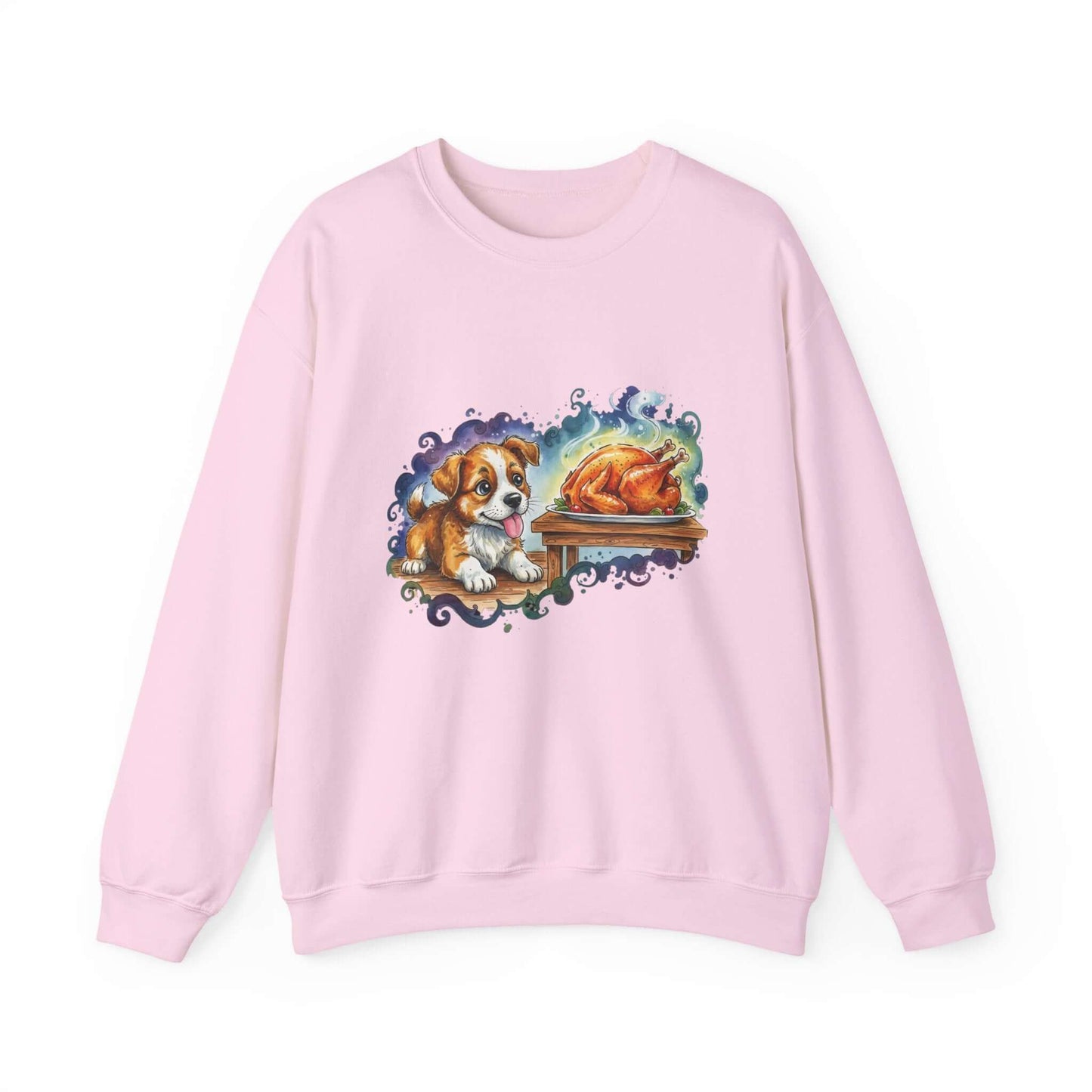 Watercolor Dog painting Unisex Crewneck Sweatshirt style 3
