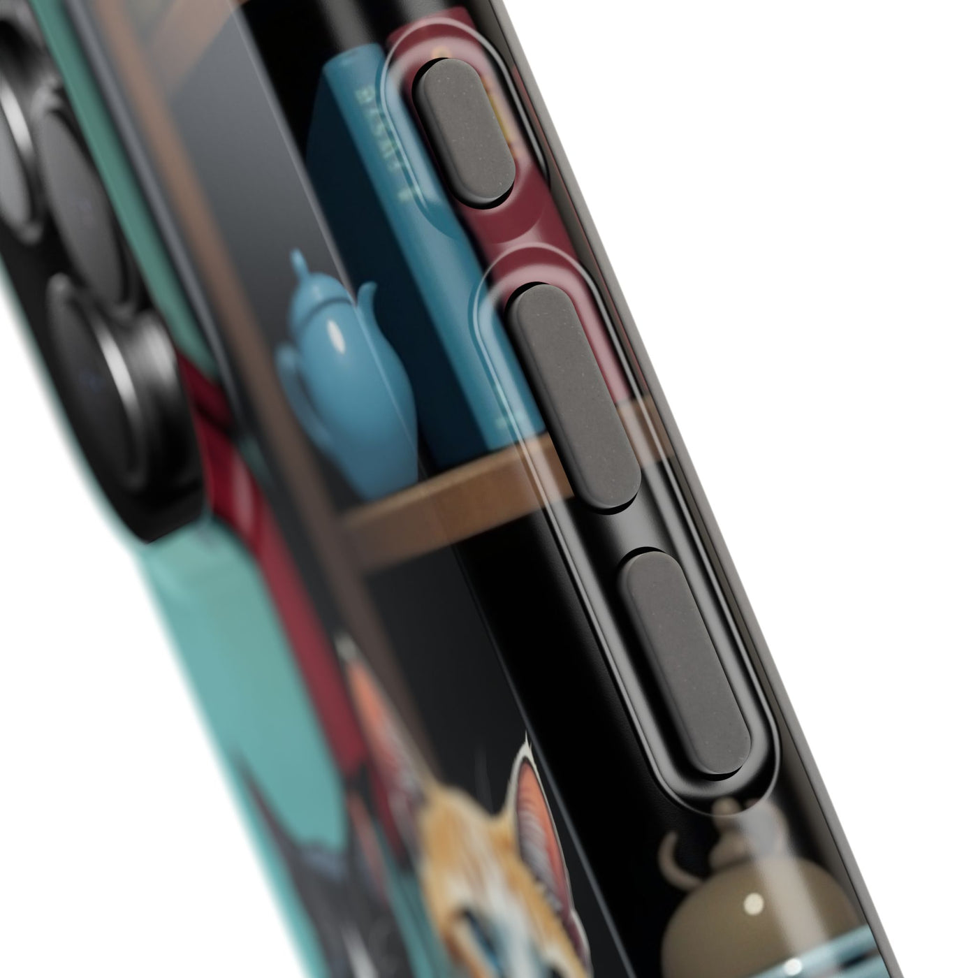 Cute Cats Magnetic Phone Case comic style 3, Cat Lover Gift, Impact-Resistant iPhone Case, Funny Pet Accessory, Unique Animal Design