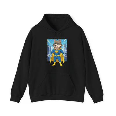Dog cosplay Superman style 1 Unisex Hoodie - Fun & Playful Design