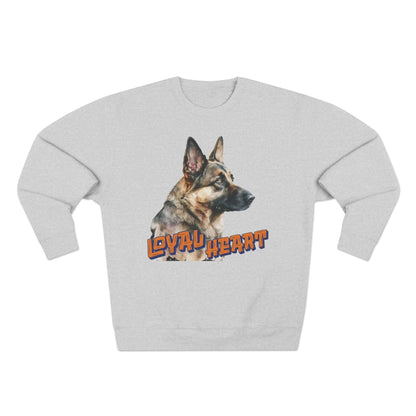 Loyal Heart Dog Lover Unisex Crewneck Sweatshirt style 2