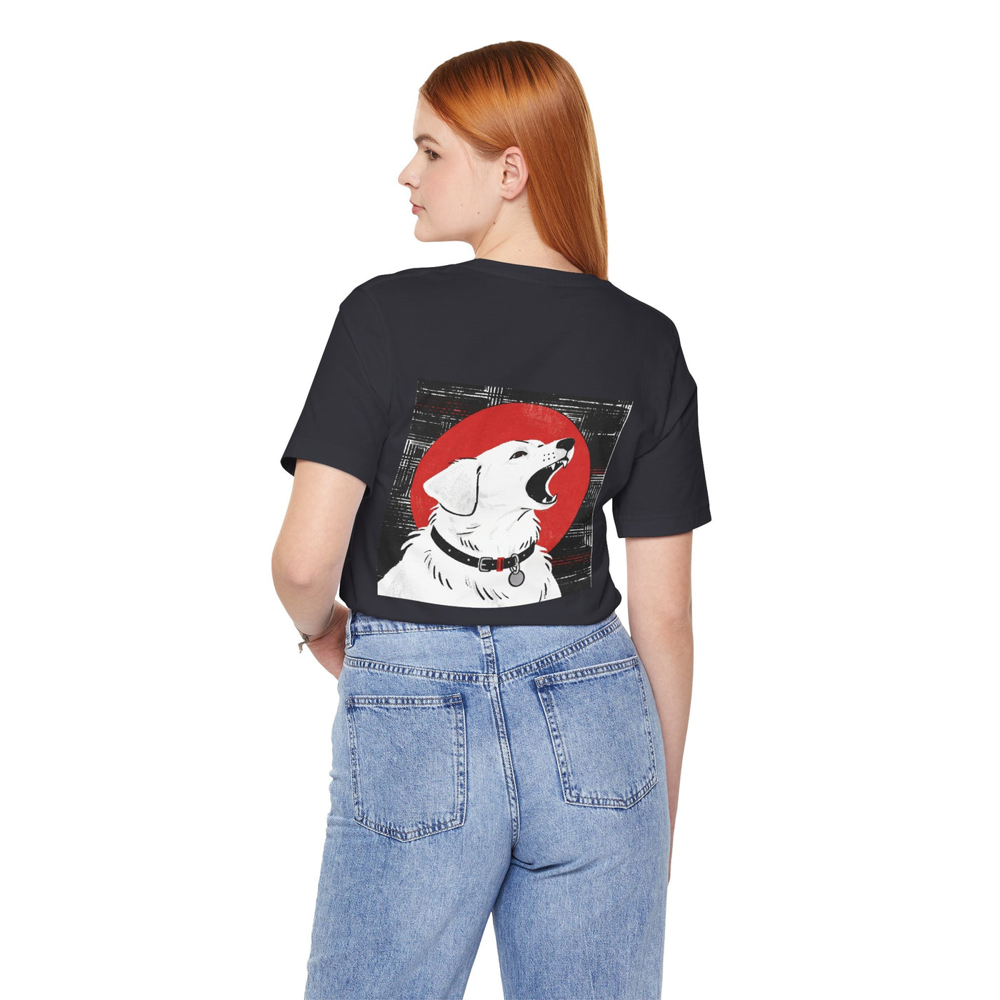 Dog Lover's Unisex Short Sleeve Tee Dog Head style | Pet Enthusiast Shirt, Gift for Dog Lovers, Animal Lovers Apparel, Casual Wear, Fun Dog Graphic T-Shirt