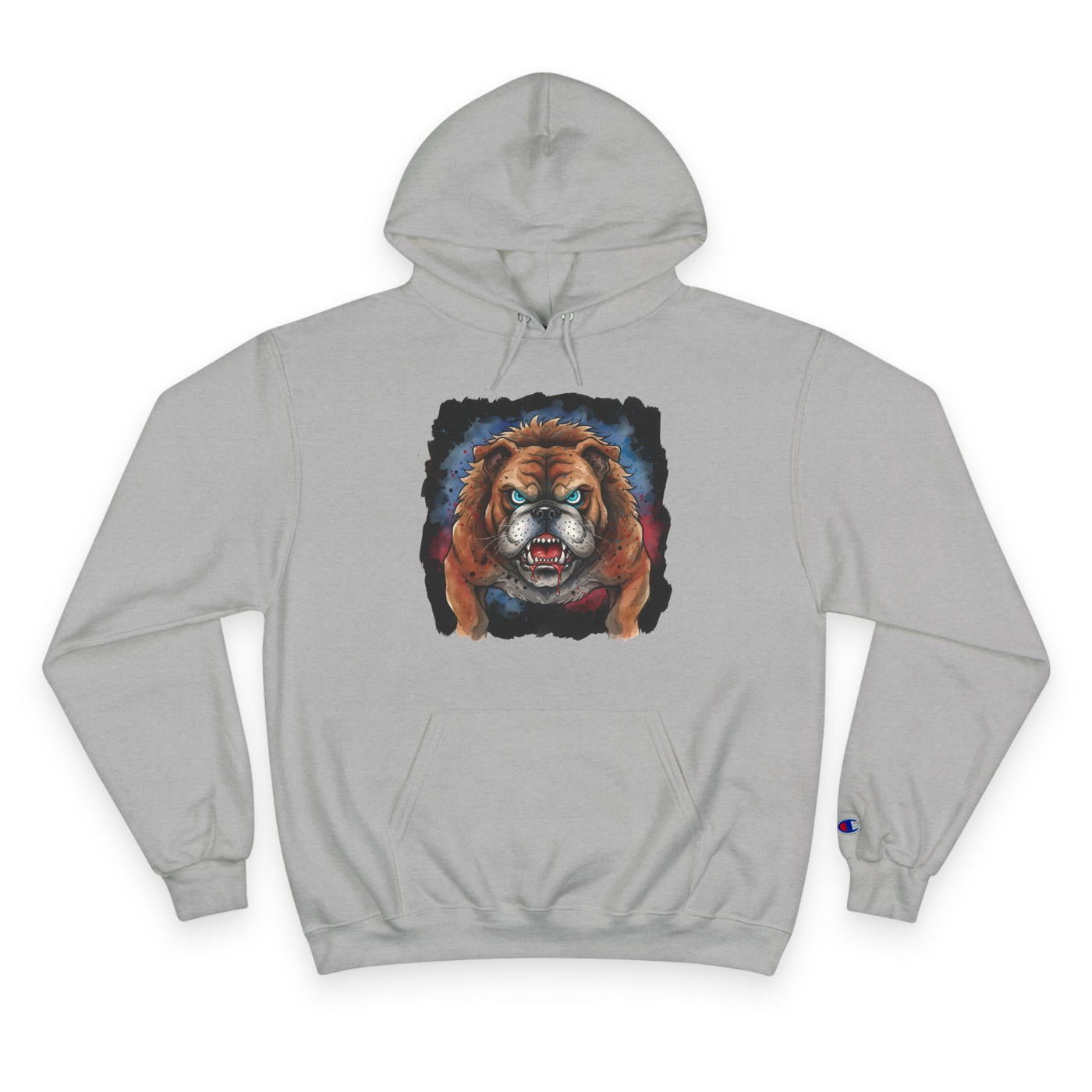 Angry Dog style 4 Men and Women Champion Hoodie