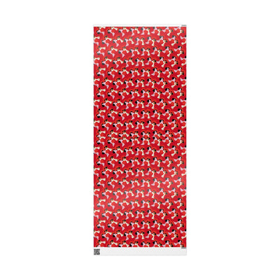 Dogs in Love Red Themed Wrapping Paper | Gift Wrap for Dog Lovers, Birthday, Holidays, Parties, Special Occasions, Pet Themed Gifts