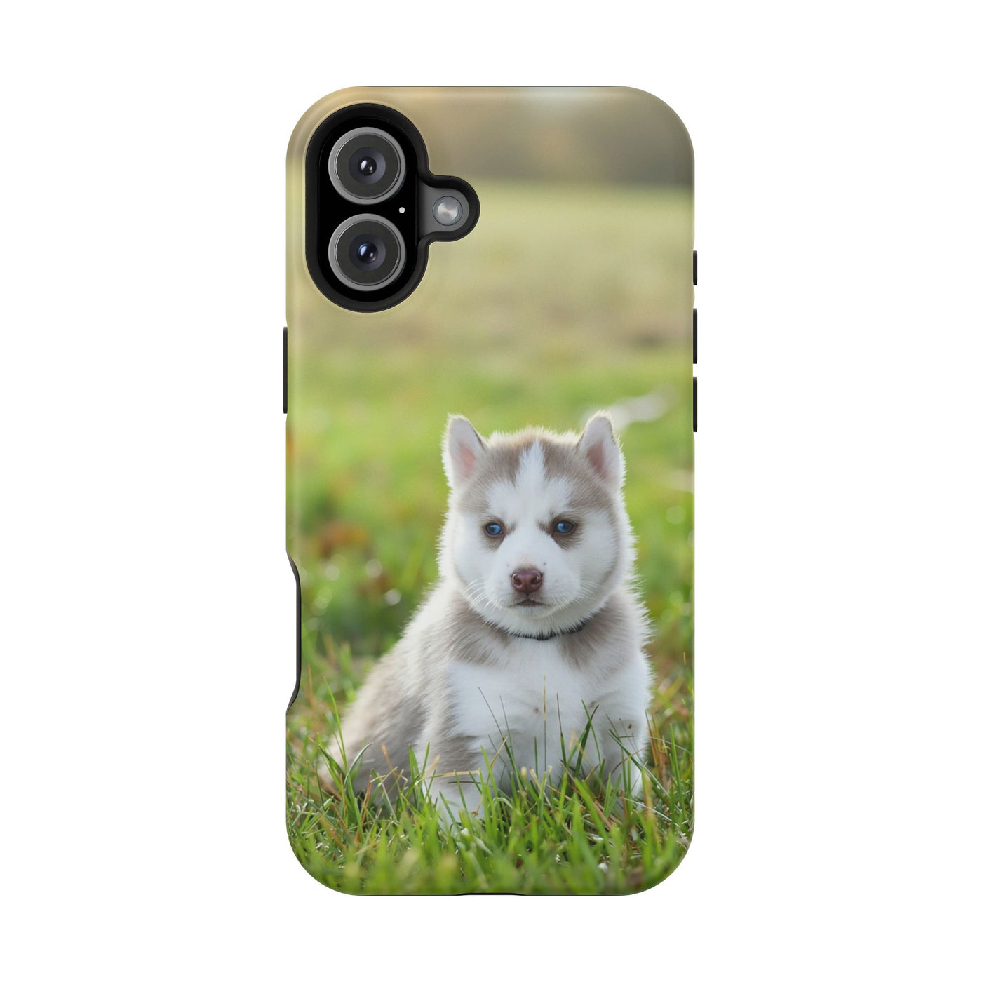 Magnetic Dog Case style 1 for Apple iPhone, Cute Puppy Phone Cover, Impact-Resistant Dog Lover Gift, Pet Protection Case, Animal-Themed Phone Accessory