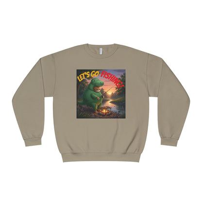 Crocodile Cat Fishing Unisex NuBlend Sweatshirt style 3