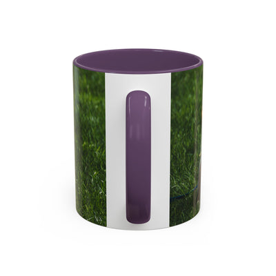 Dog Print Accent Coffee Mug - Dog Lover Gift, Cute Pet Mug, Animal Print Cup, Coffee Tea Mug, Unique Dog Themed Gift