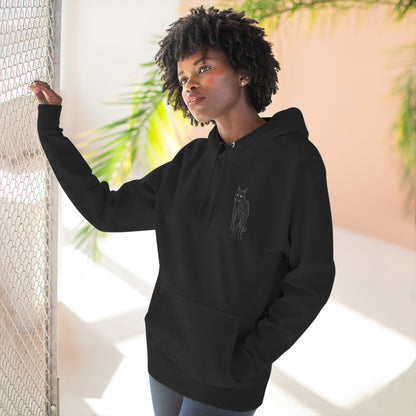 Cat-Inspired Cozy Comfort Unisex Fleece Hoodie style 2