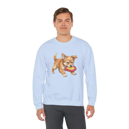 Watercolor Dog painting Unisex Crewneck Sweatshirt style 5
