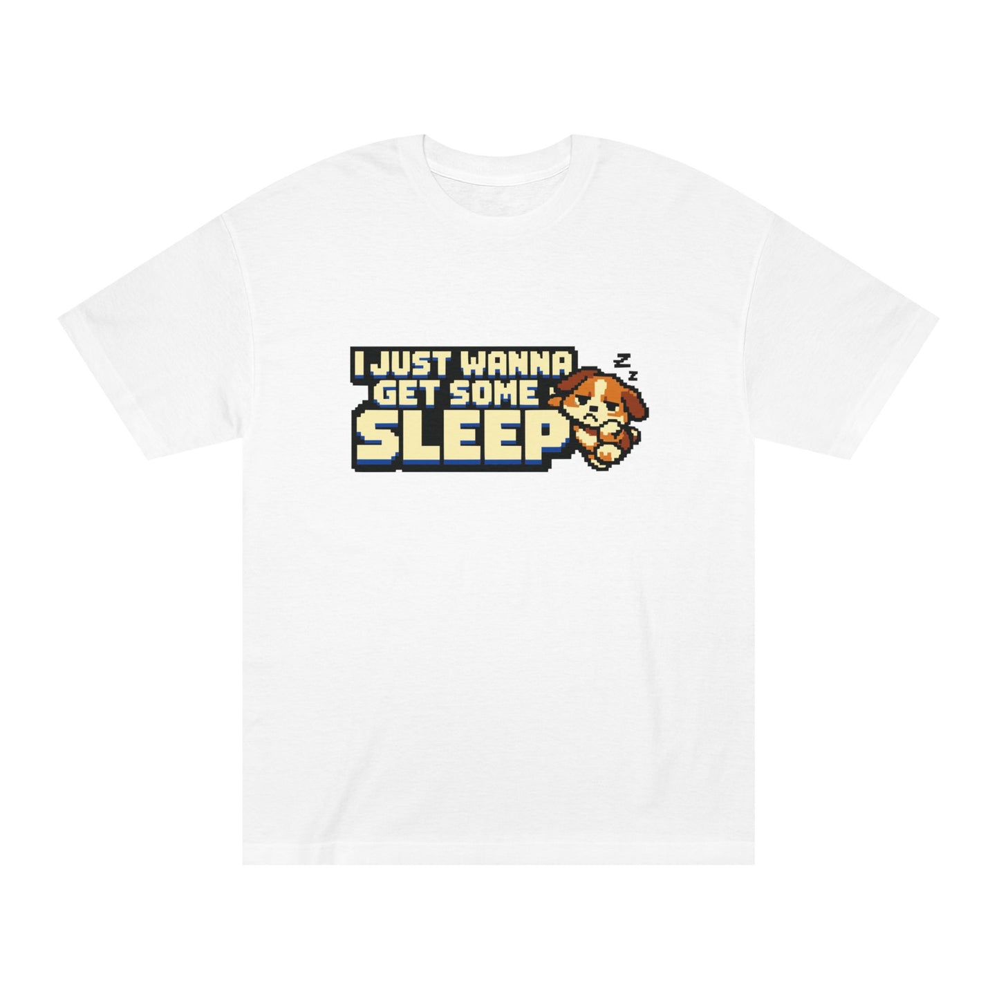 I Just Wanna Get Some Sleep Cute Sleeping Puppy Graphic T‑Shirt