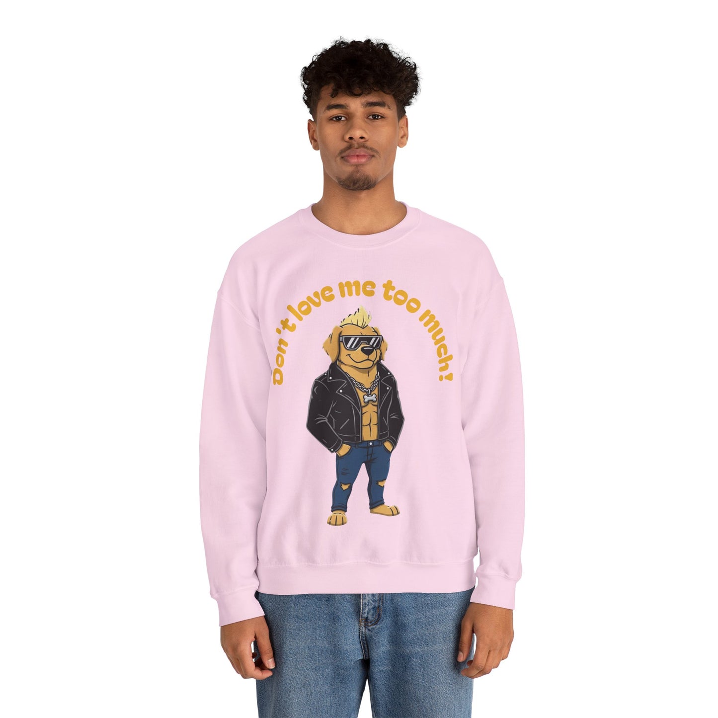 Cool Dog Unisex Heavy Blend Crewneck Sweatshirt style 2