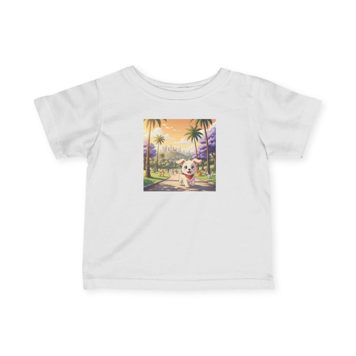 Cute Puppy Infant Baby Fine Jersey T-Shirt style 4