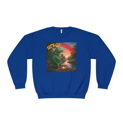 Crocodile Cat Fishing Unisex NuBlend Sweatshirt style 3