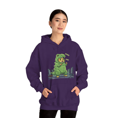 Cat cosplay Godzilla style 2 Unisex Hoodie - Fun & Playful Design