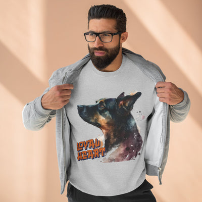 "Loyal Heart" Dog Lover style 1 Unisex Crewneck Sweatshirt