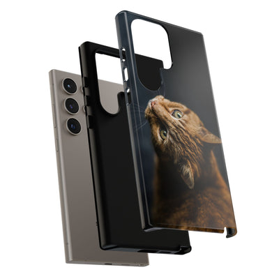 Yellow Cat - Tough Phone Case for Apple iPhone & Samsung Galaxy, Cute Pet Accessories, Gift for Cat Lovers