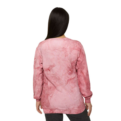 Let Me Go Cat Cozy Crewneck Sweatshirt Tie-Dye style 2