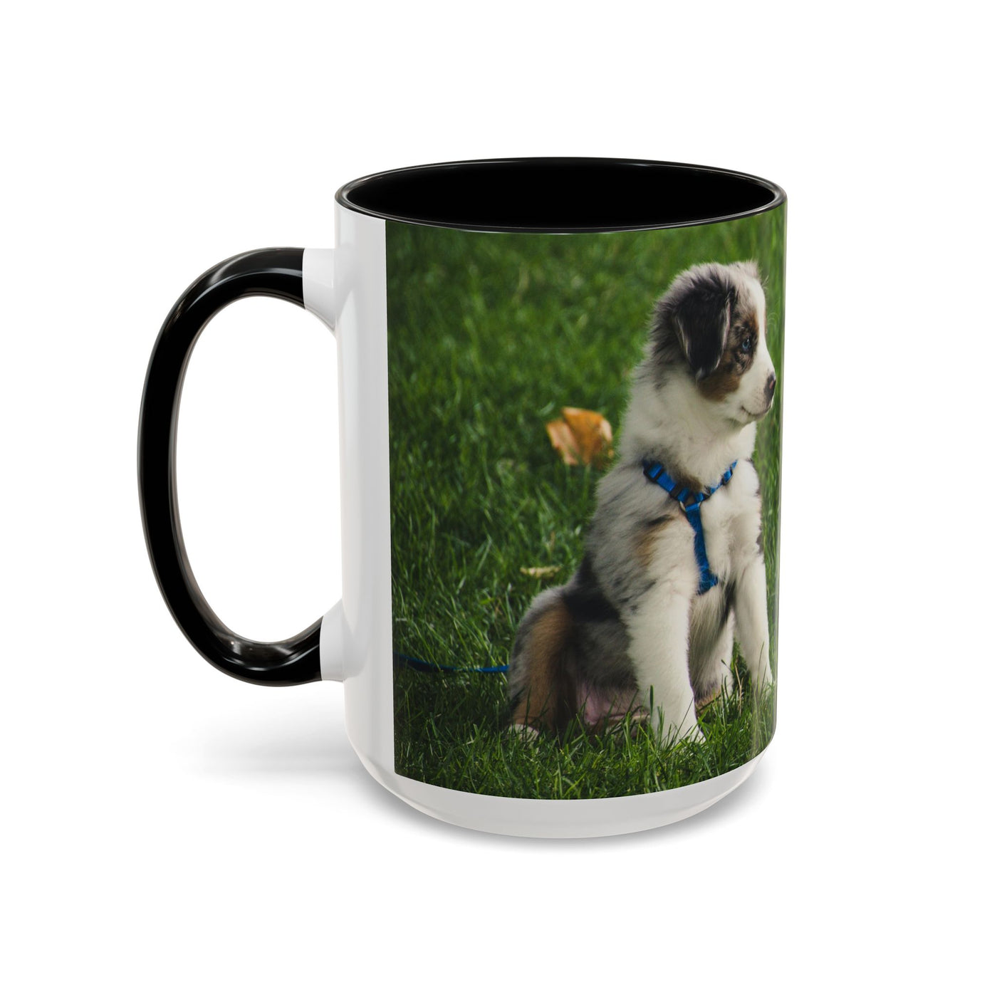 Dog Print Accent Coffee Mug - Dog Lover Gift, Cute Pet Mug, Animal Print Cup, Coffee Tea Mug, Unique Dog Themed Gift