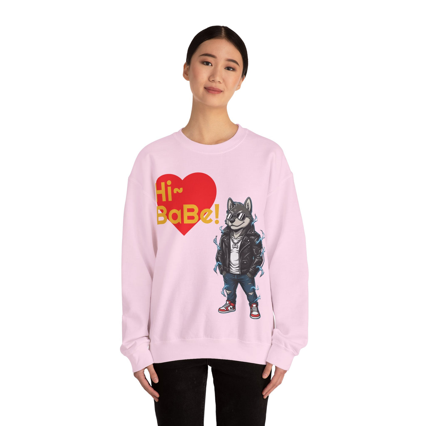 Cool Dog style 3 Unisex Crewneck Sweatshirt | Cozy Gift for Dog Lovers, Casual Wear, Unique Graphic Sweatshirt, Birthday Gift, Everyday Style