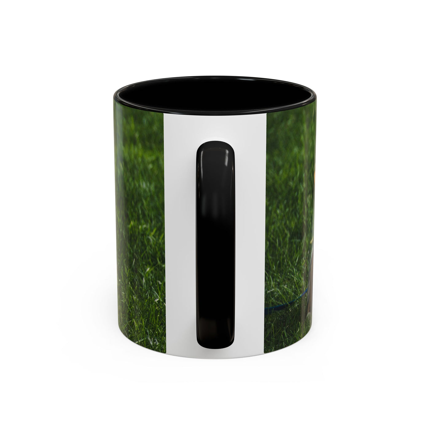 Dog Print Accent Coffee Mug - Dog Lover Gift, Cute Pet Mug, Animal Print Cup, Coffee Tea Mug, Unique Dog Themed Gift