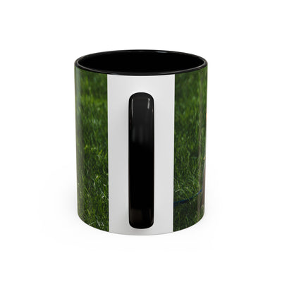 Dog Print Accent Coffee Mug - Dog Lover Gift, Cute Pet Mug, Animal Print Cup, Coffee Tea Mug, Unique Dog Themed Gift