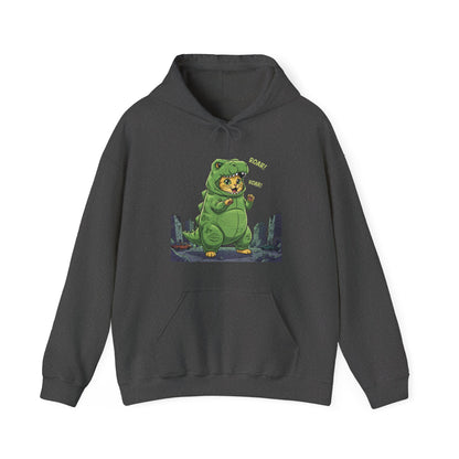 Cat cosplay Godzilla Funny Design Unisex Hoodie style 2