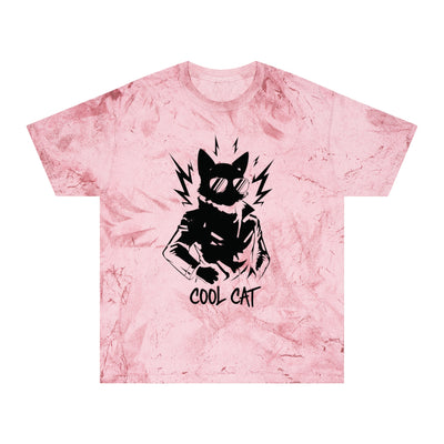 Black Cool Cat Unisex T-Shirt - Vibrant Graphic Tee, Gift for Cat Lovers, Casual Wear, Streetwear, Unique Style