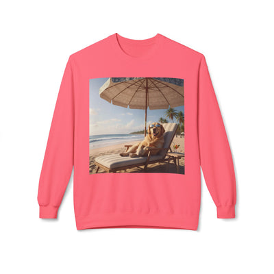 Beach Vibes Dog Crewneck Sweatshirt
