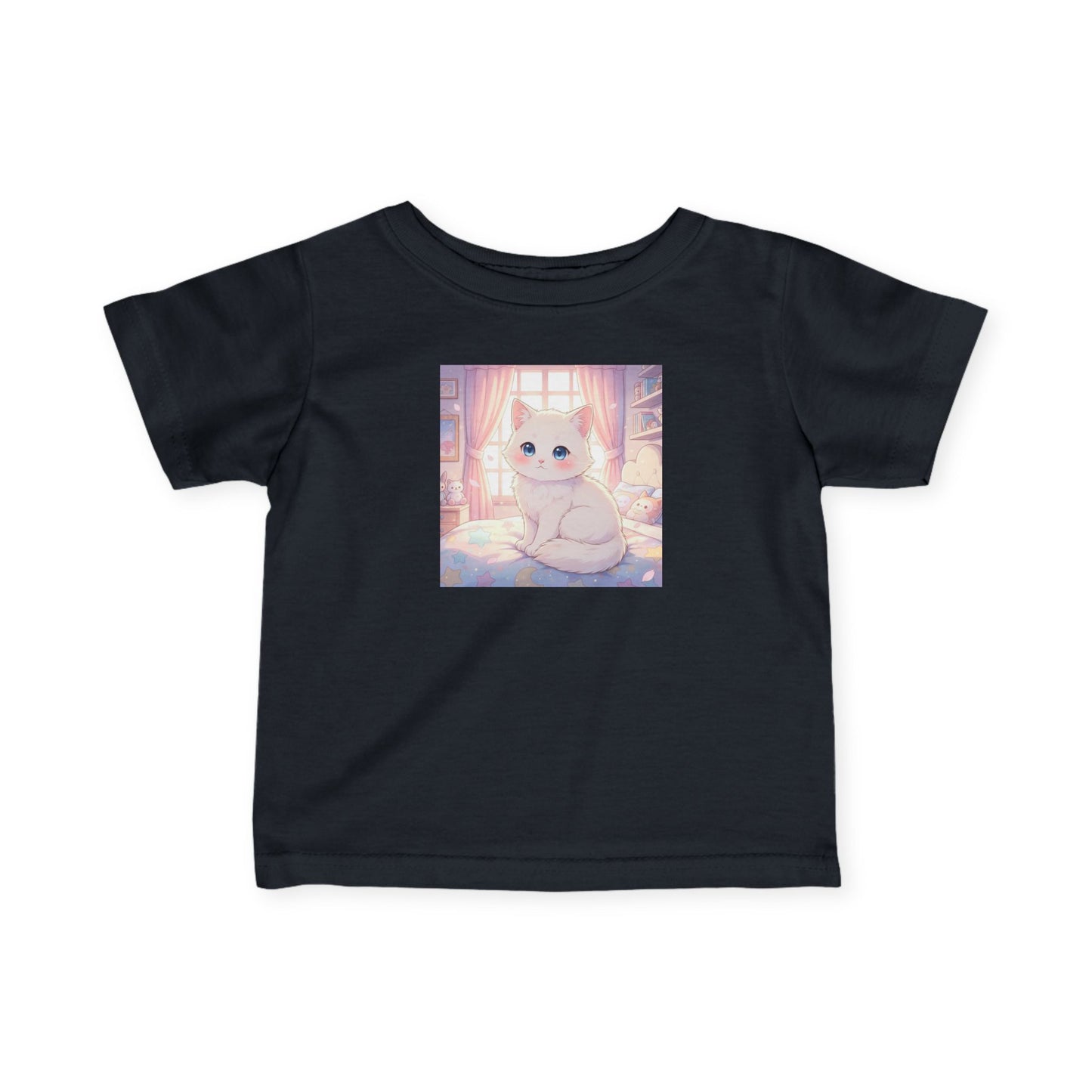 Cute Kitten Infant Baby Fine Jersey T-Shirt style 2