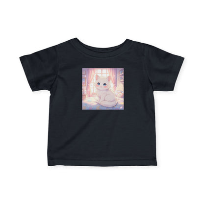 Cute Kitten Infant Baby Fine Jersey T-Shirt style 2