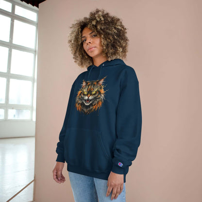 Mad Cat Men and Women Champion Hoodie style 1