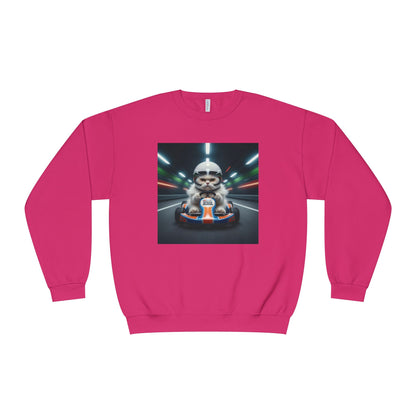 Go Kart Cat Unisex NuBlend Crewneck Sweatshirt style 2