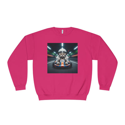 Go Kart Cat style 2 Unisex NuBlend® Crewneck Sweatshirt