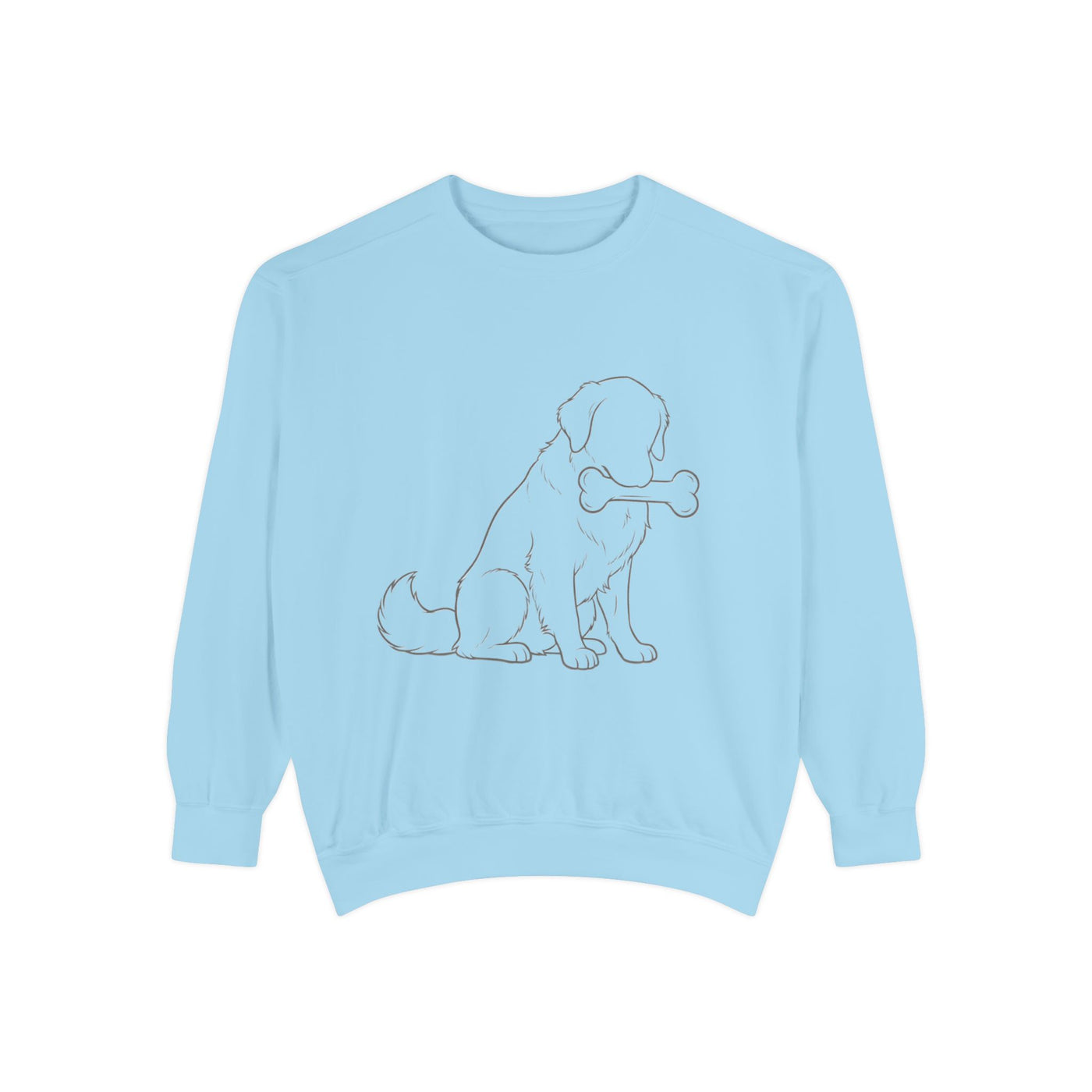 Sitting Dog Shadow style 1 Cozy Graphic Unisex Crewneck Sweatshirt