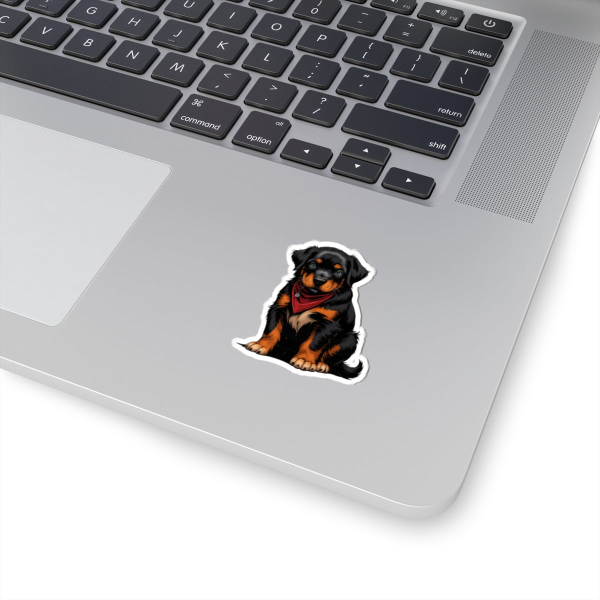 Cute Dog Kiss-Cut Stickers, Rottweiler Vinyl Decals for Pet Lovers, Laptop Stickers, Dog Lover Gifts, Custom Pet Stickers