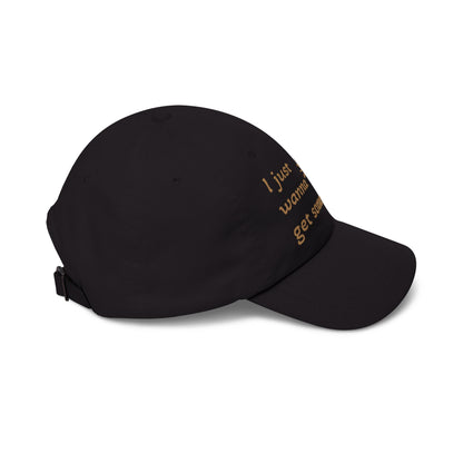 I Just Wanna Get Some Sleep Funny Dog Embroidered Dad Cap Hat