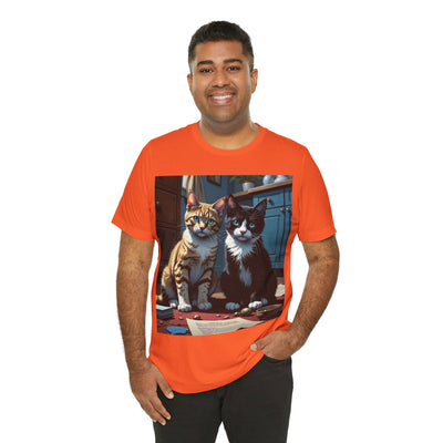 Adorable Cat Lovers Tee style 1- Cute Cat Graphic Tee, Pet Lover Gift, Animal T-Shirt, Birthdays, Cat Enthusiasts, Everyday Wear