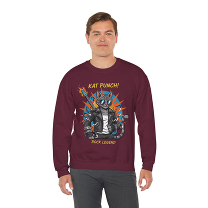Cool Cat Unisex Heavy Blend Crewneck Sweatshirt style 1