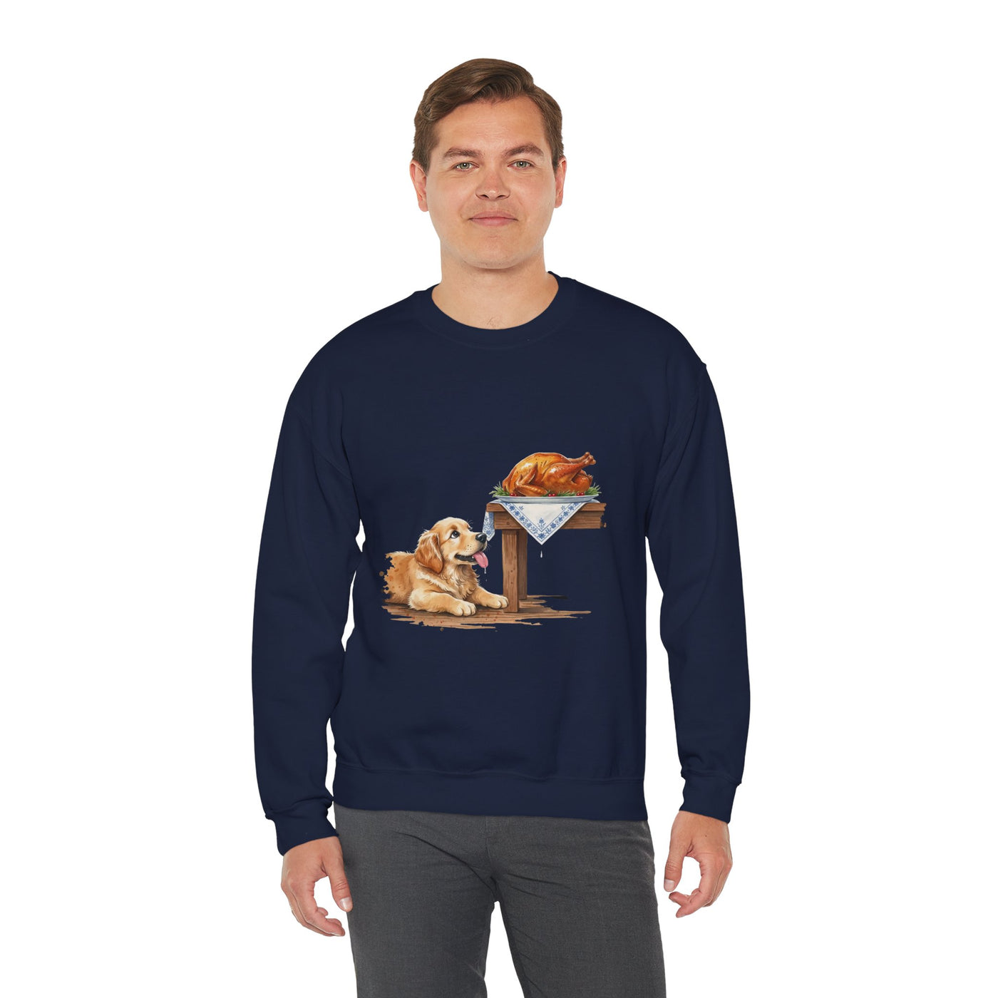 Watercolor painting style 5 Men & Women Cute Cat Pile Crewneck Sweatshirt