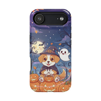 Halloween cute puppy anime style 3 Magnetic Impact-Resistant Phone Case, Cute Dog Design, Pet Owner Gift, Animal Lover Accessory, Birthday Gift for Dog Lovers