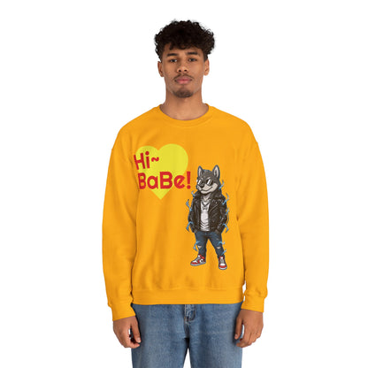 Cool Dog Unisex Heavy Blend Crewneck Sweatshirt style 3
