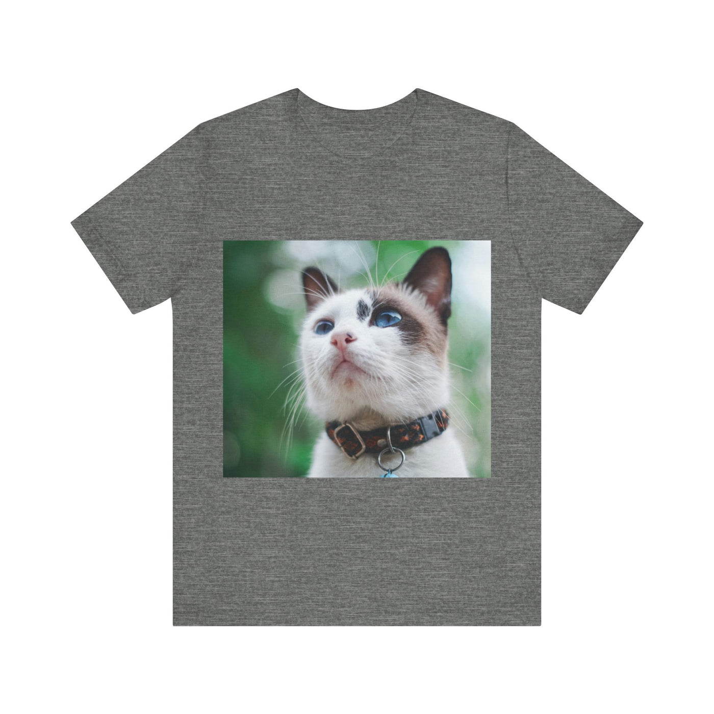 Cat with blue eyes - Unisex Jersey Short Sleeve Tee