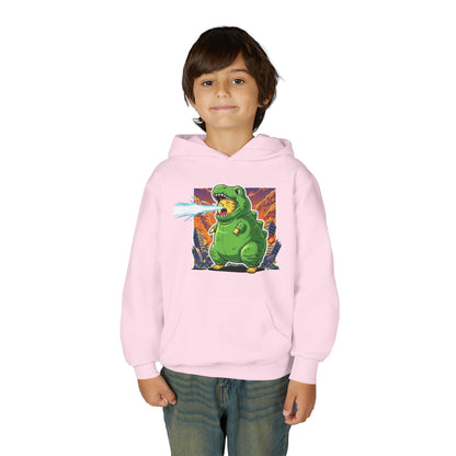 Cat cosplay Godzilla Unisex Kids Hoodie style 3