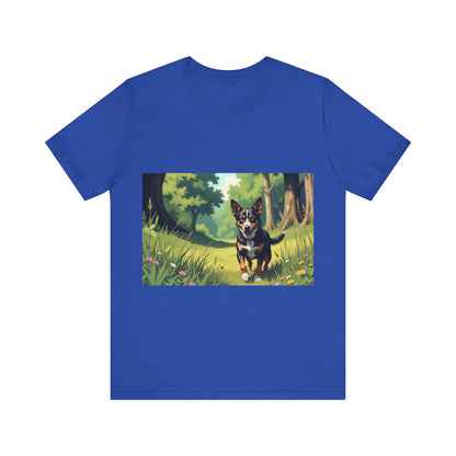 Adorable Dog comic style 1  Unisex Soft Tee| Cute Dog Lover's Shirt, Animal Graphic T-Shirt, Pet Themed Gift, Casual Wear