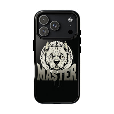 Master Dog Black Tough Magnetic iPhone 17 / 17 Air / Pro / Pro Max Protective Case support MagSafe