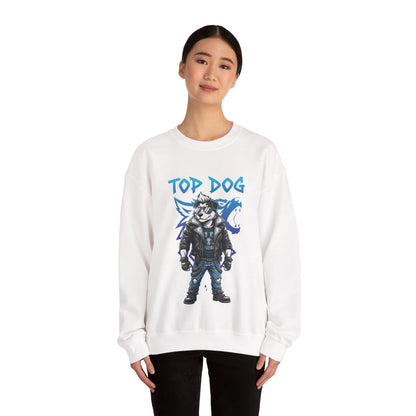 Cool Dog Unisex Heavy Blend Crewneck Sweatshirt style 1