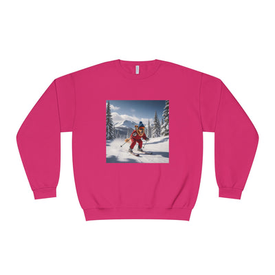 Skiing Dog Unisex NuBlend® Crewneck Sweatshirt