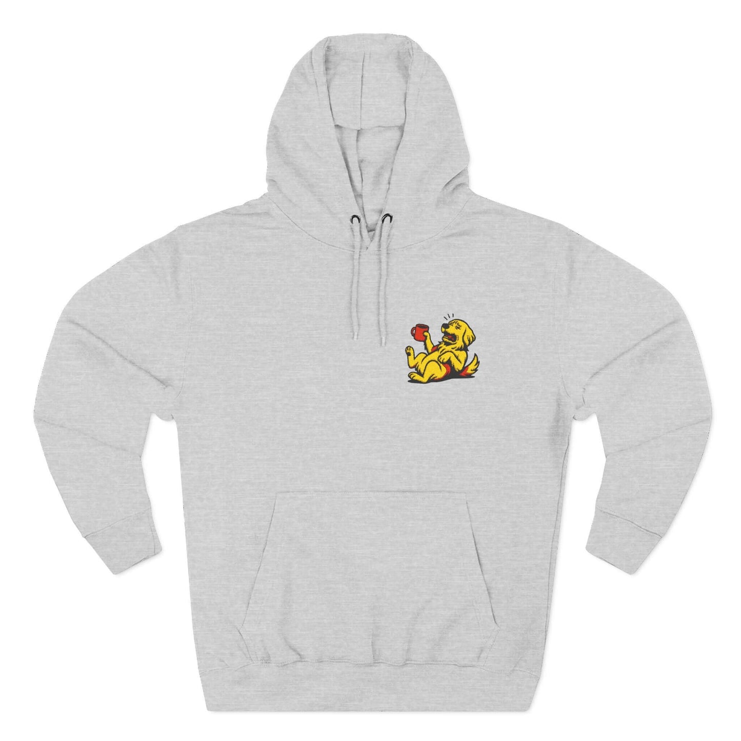 Where is my coffee Coffee-Loving Dog Fleece Pullover Hoodie style 2