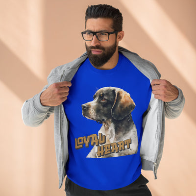 "Loyal Heart" Dog Lover style 4 Unisex Crewneck Sweatshirt