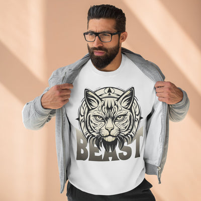 "Beast" Cat Lover style 2 Unisex Crewneck Sweatshirt