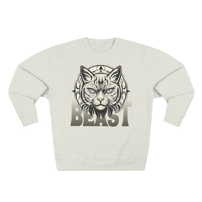 "Beast" Cat Lover style 2 Unisex Crewneck Sweatshirt